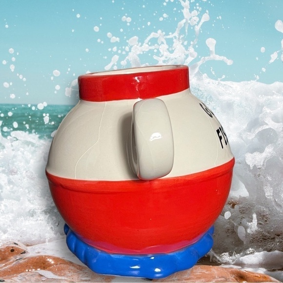 FISHING season has begun! GONE FISHIN’! BIGMOUTH Bobber Mug for Coffee Tea pens! - Picture 3 of 6